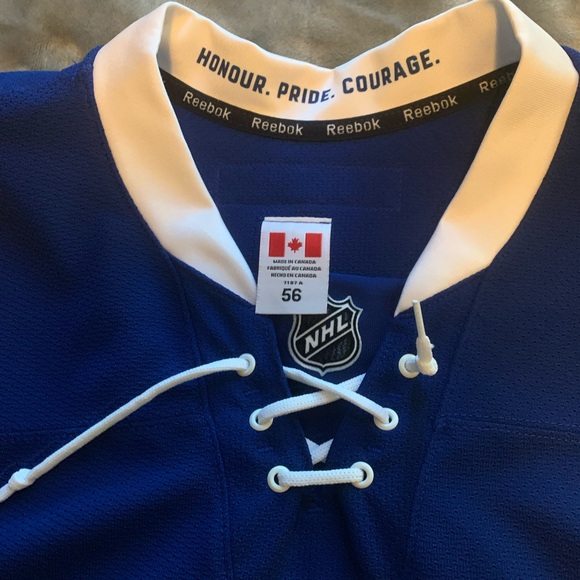 Game worn Toronto maple leafs hockey jersey nhl 100th anniversary patch Reebok - Picture 3 of 6